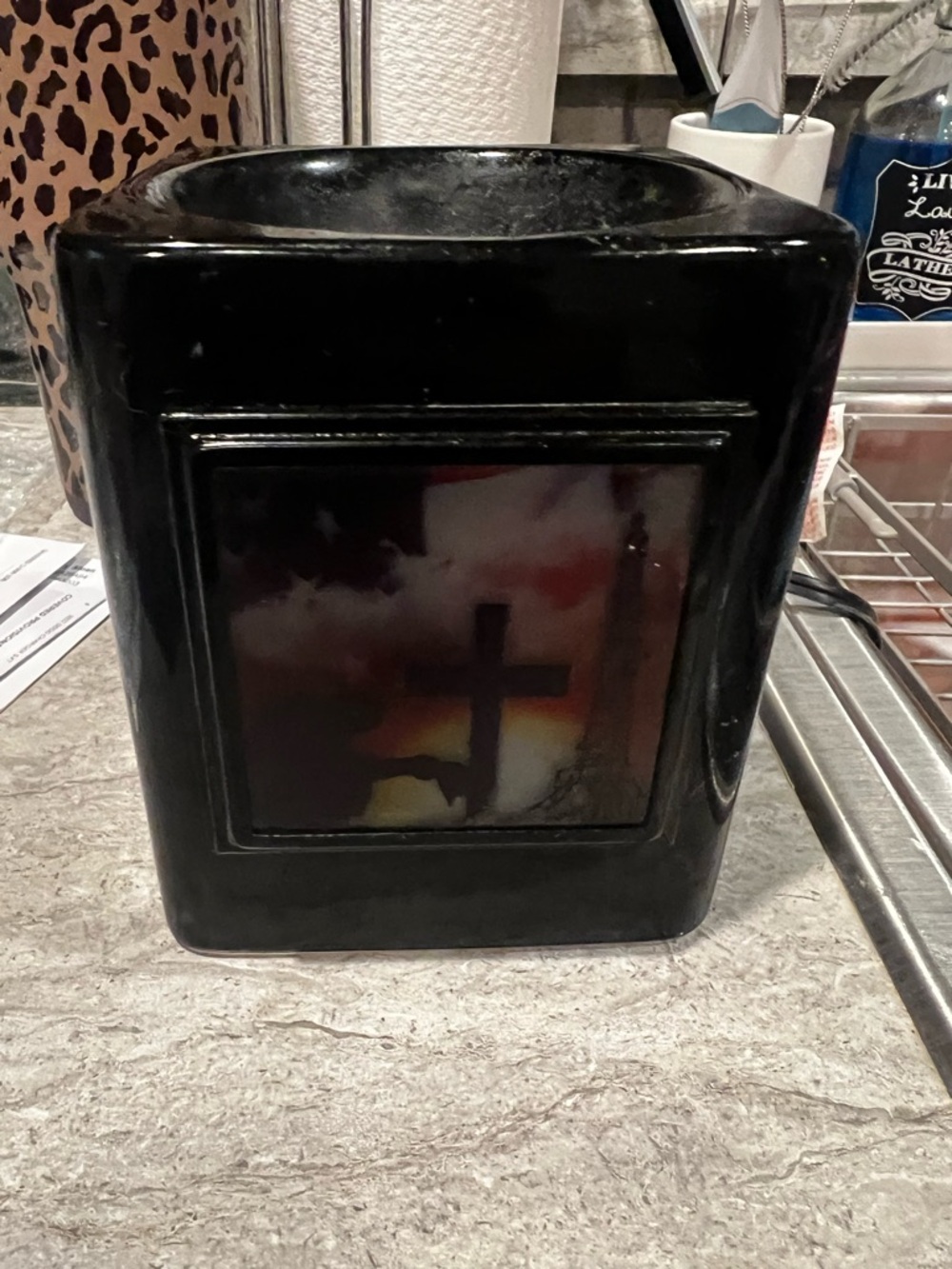 Black Scentsy warmer custom oilfield